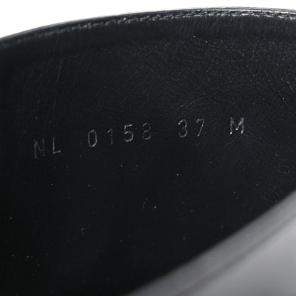 Louis Vuitton Calfskin Wonderland Flat Ranger Boots 37 Black 7 of 7