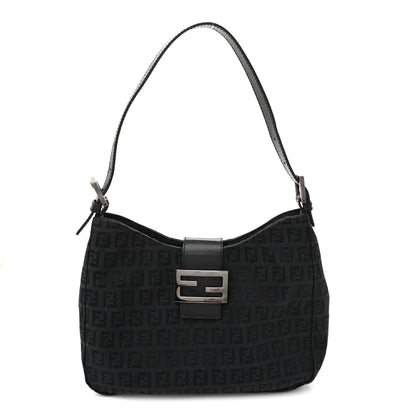 Fendi Zucchino Small Hobo Black 1 of 11