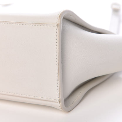 Saint Laurent Calfskin Monogram Toy Cabas White 10 of 11