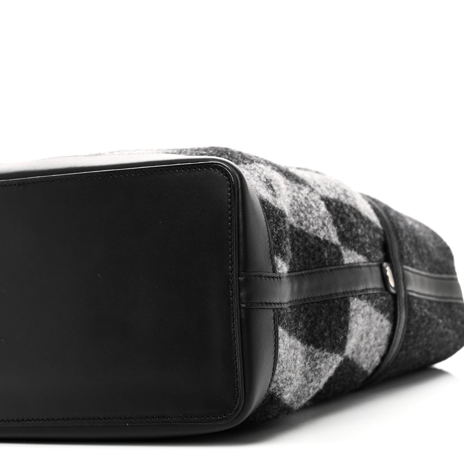 Hermes Felt Vache Hunter Swift Col Roule 25 Graphite Gris Moyen Black 8 of 8