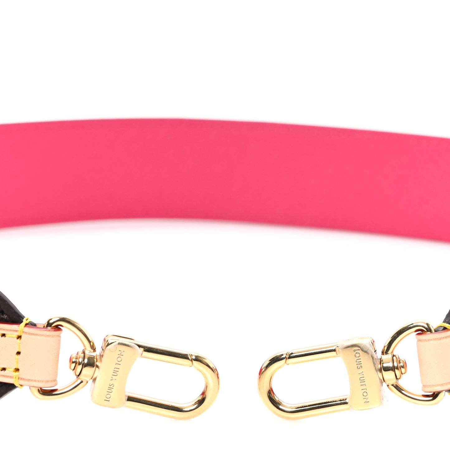 Monogram Bandouliere Shoulder Strap Hot Pink