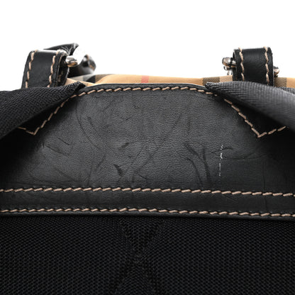 Burberry Nylon Vintage Check Medium Rucksack Backpack Antique Yellow 12 of 14