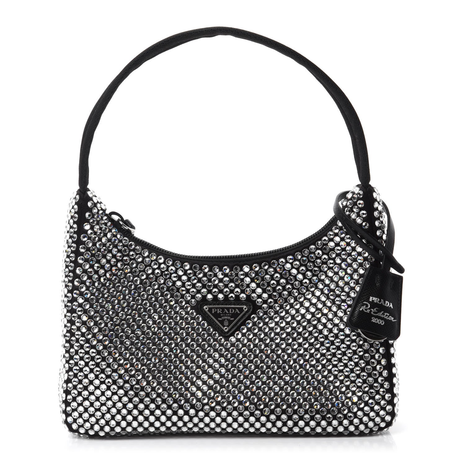 Prada Satin Crystal Mini Re-Edition 2000 Bag Cristal 1 of 11