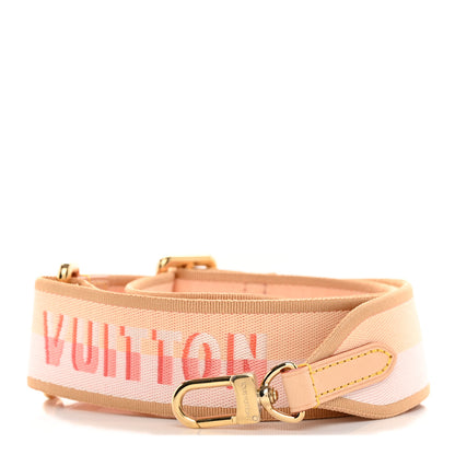 Louis Vuitton Jacquard Speedy Bandouliere 20 Shoulder Strap Pink Orange 1 of 5