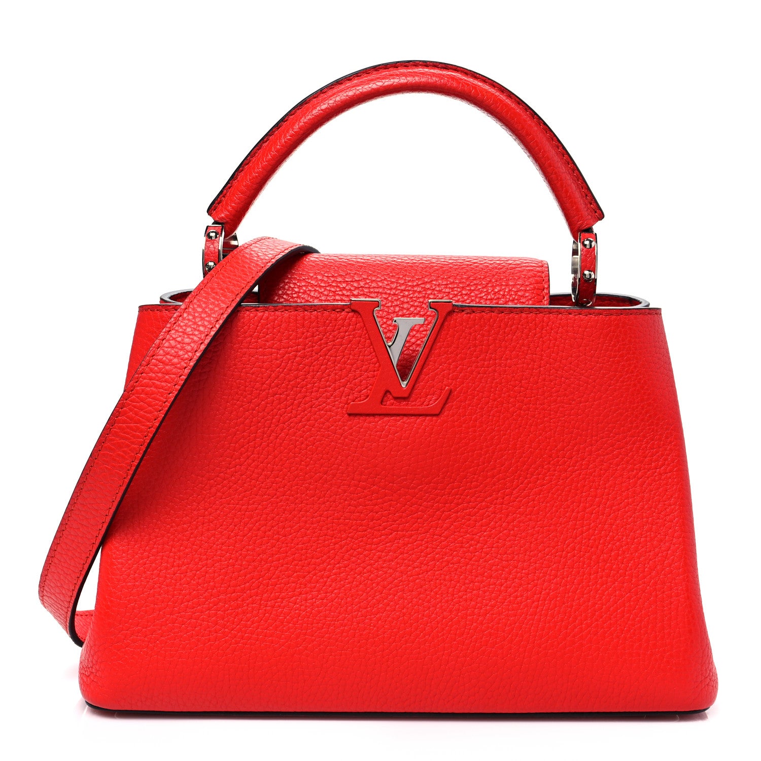 Louis Vuitton Taurillon Capucines BB Coquelicot 1 of 6