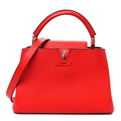Louis Vuitton Taurillon Capucines BB Coquelicot 1 of 6