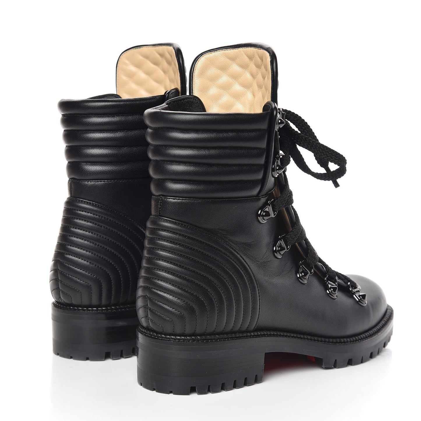 Nappa Mad Flat Boots 36 Black