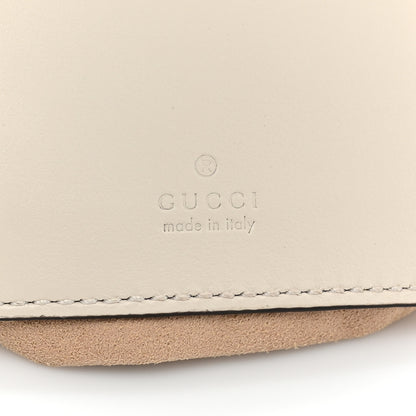 Gucci Calfskin Matelasse Mini GG Marmont 2.0 Bucket Bag White 6 of 12