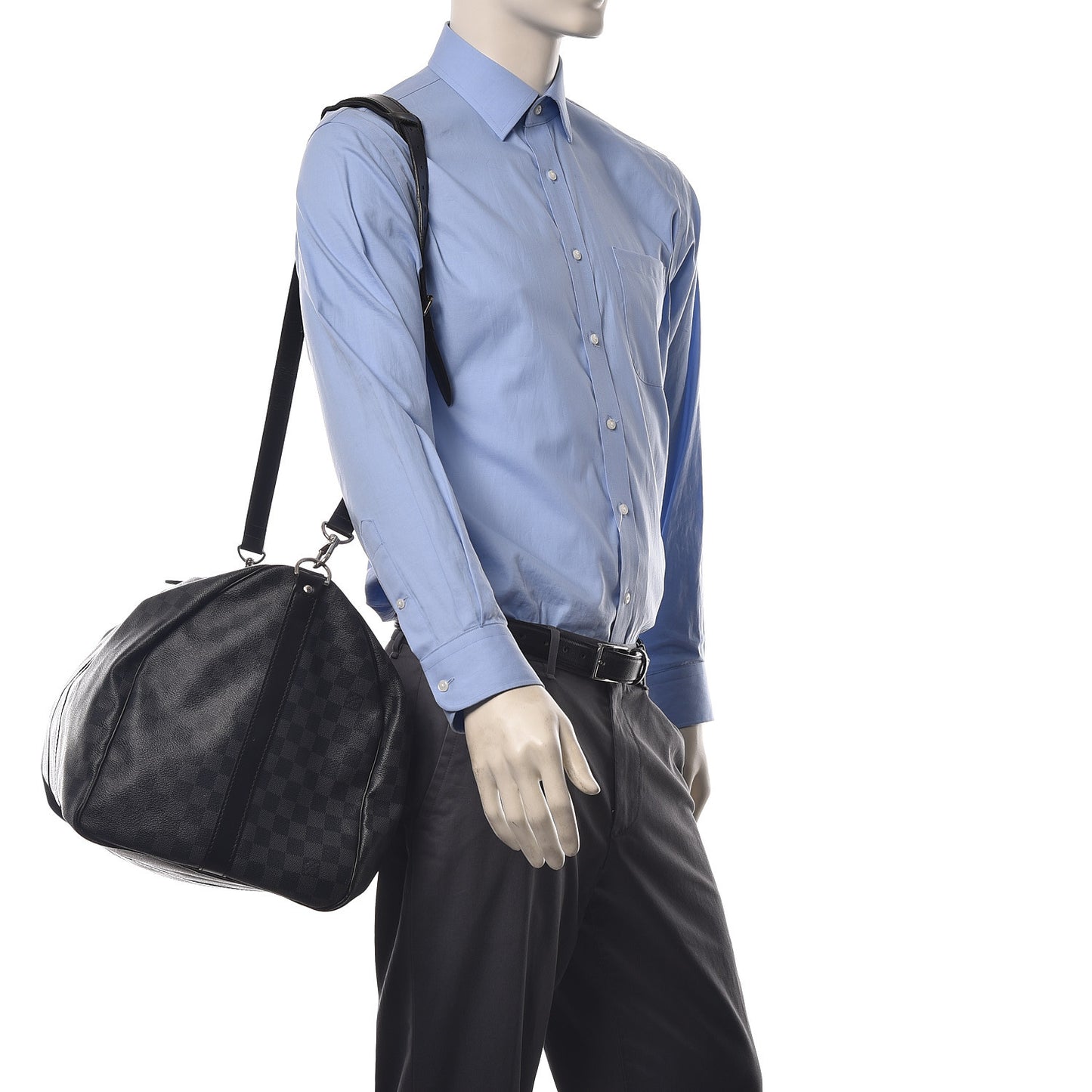 Damier Graphite Keepall Bandouliere 55