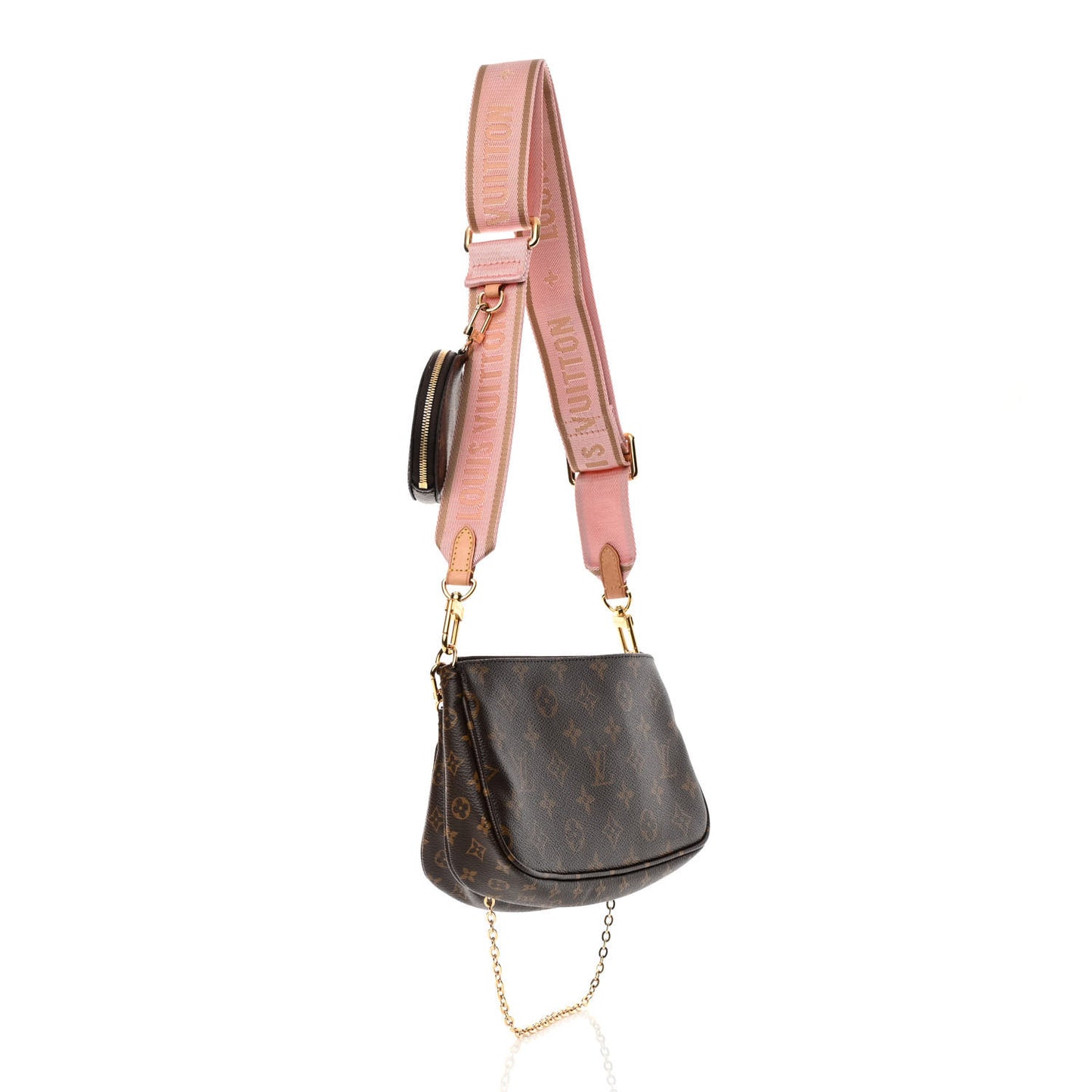 Monogram Multi Pochette Accessories Rose Clair