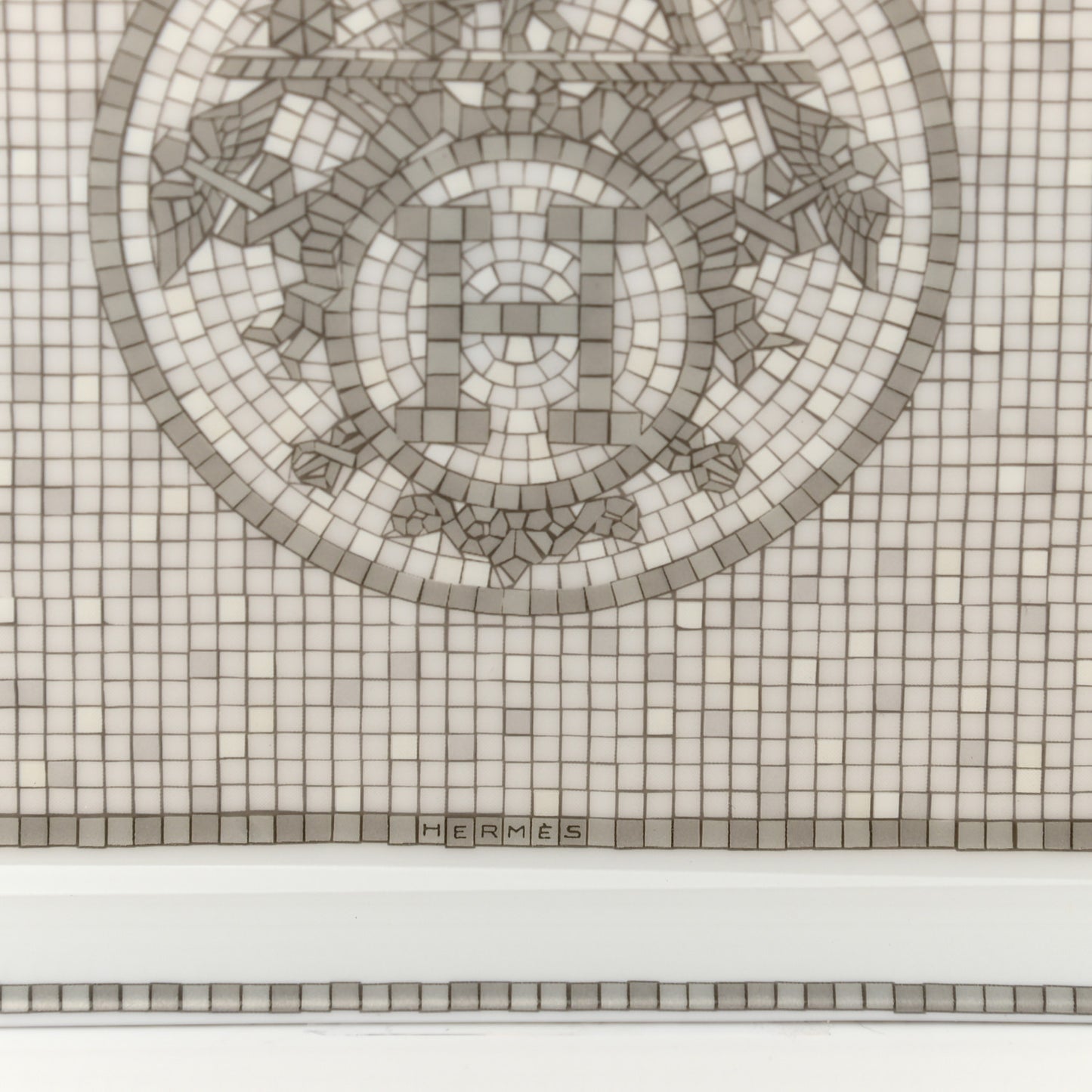 Porcelain Mosaique Au 24 Sushi Plate Platine