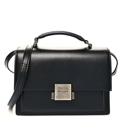Saint Laurent Calfskin Medium Bellechasse Satchel Black 1 of 12