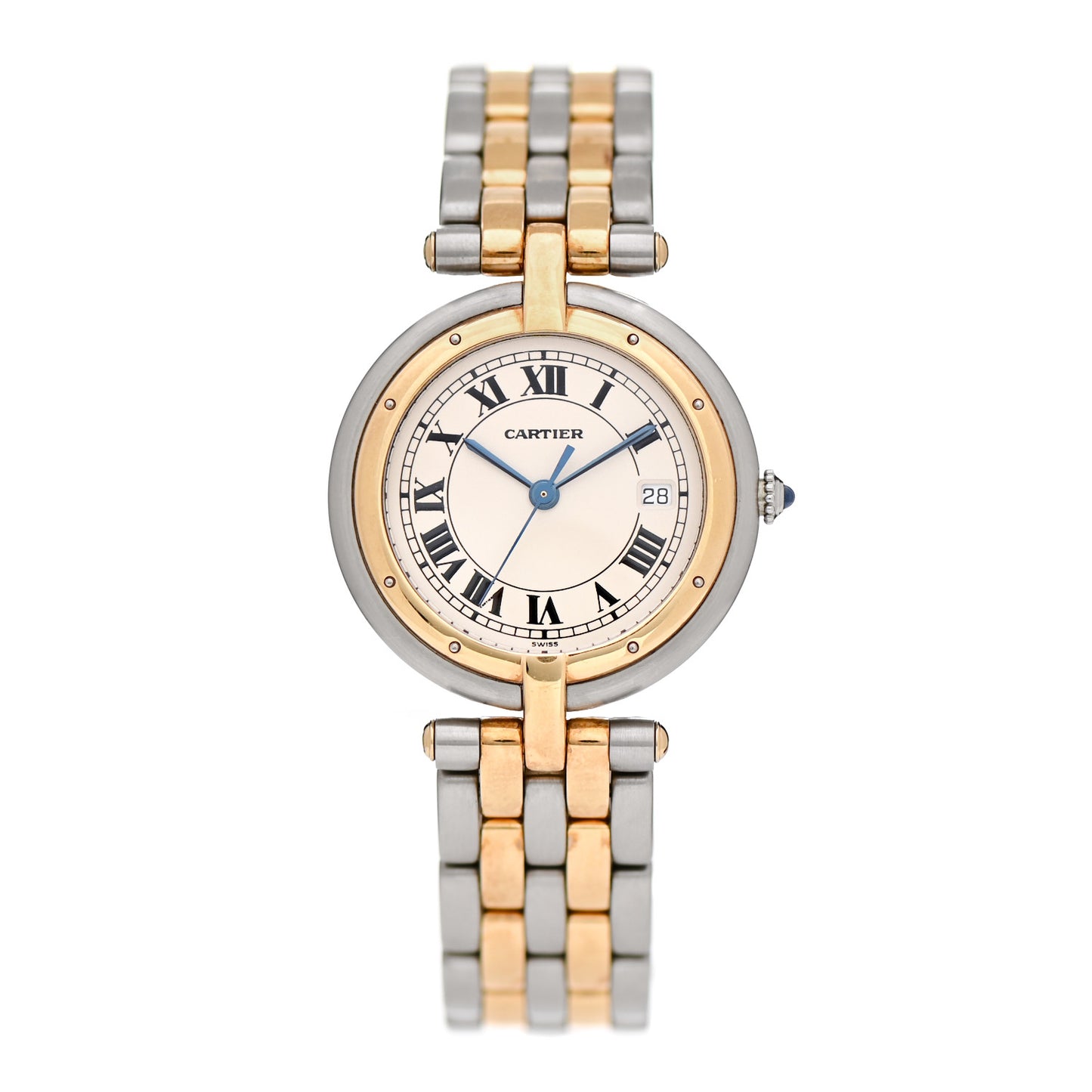 Stainless Steel 18K Yellow Gold 29mm Panthere Vendome Quartz Watch