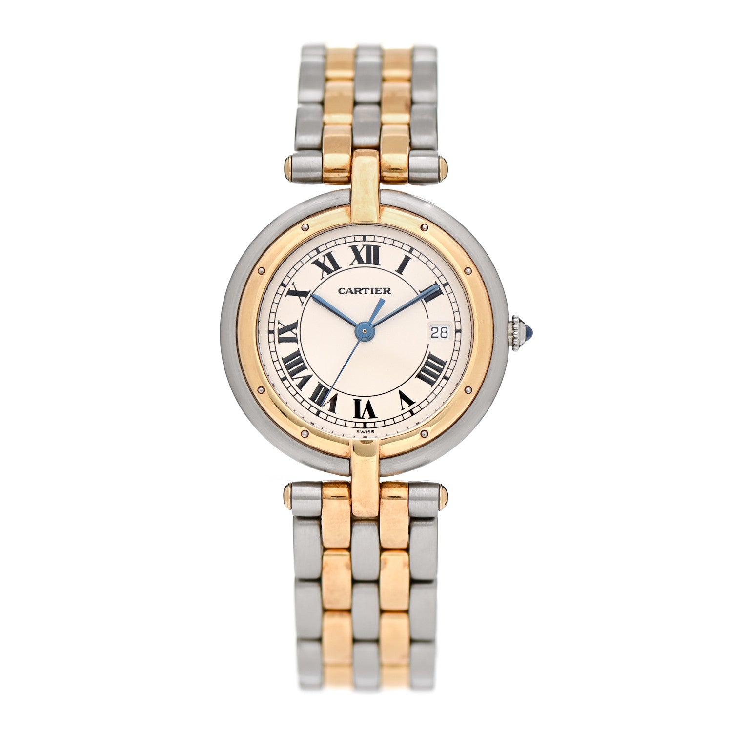 Cartier Stainless Steel 18K Yellow Gold 29mm Panthere Vendome Quartz Watch 1 of 4