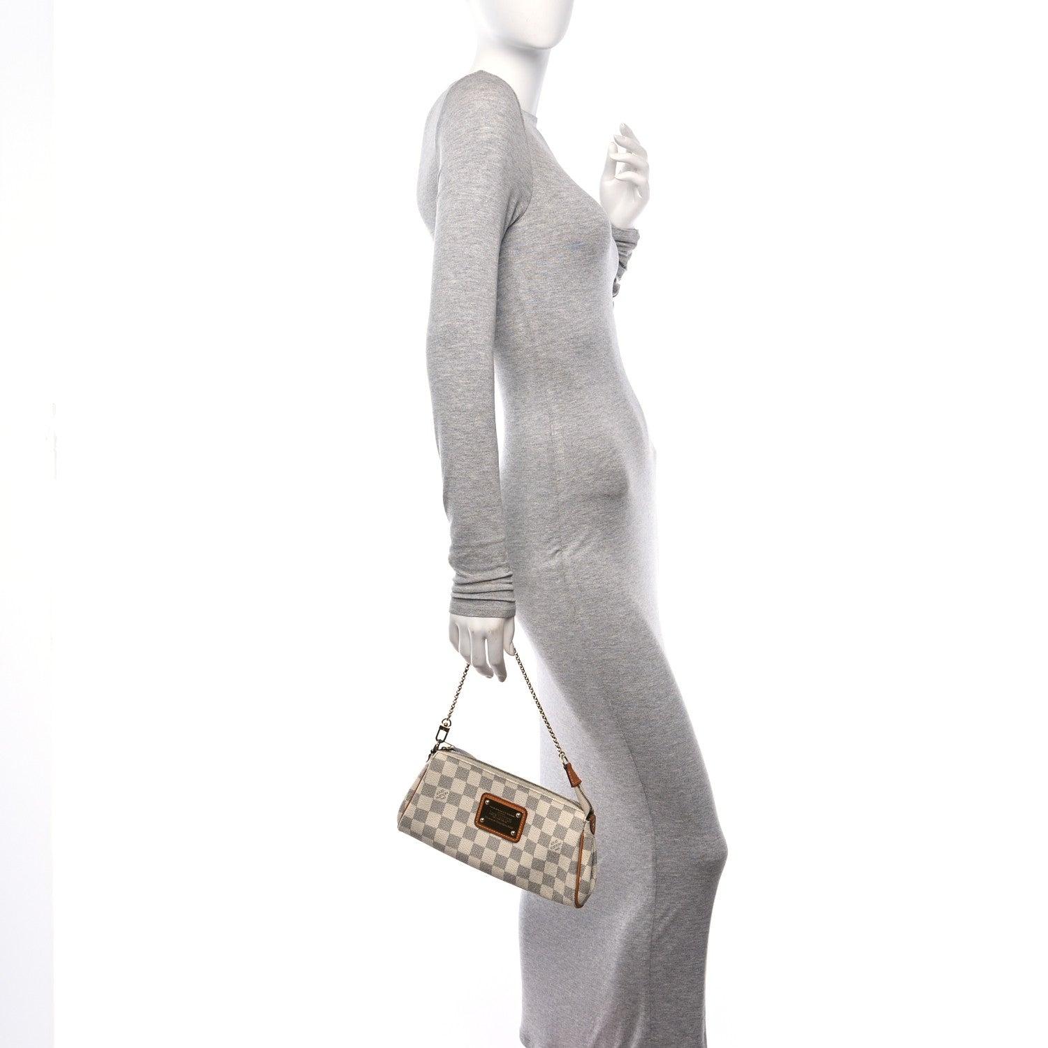 Louis Vuitton Damier Azur Eva Clutch 2 of 16