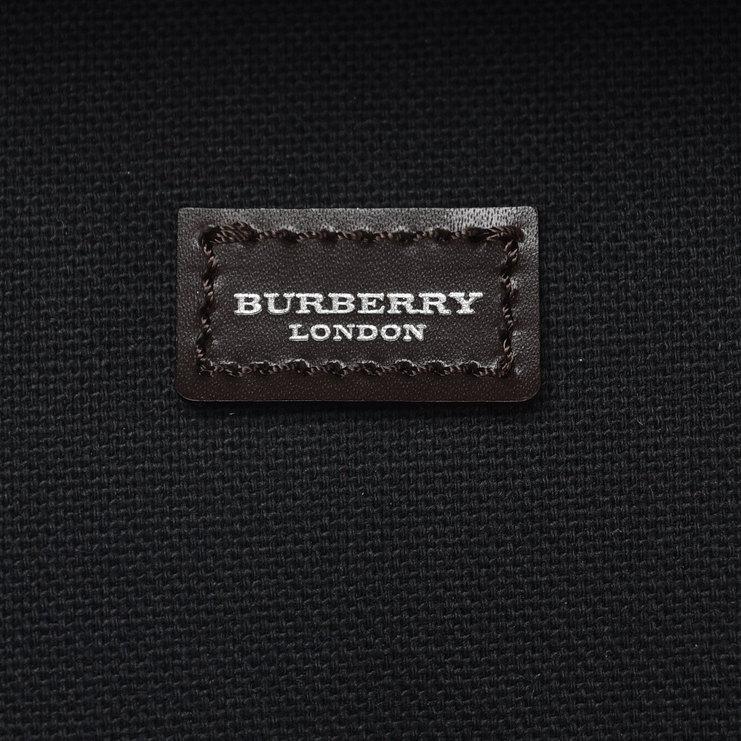 Burberry Smoked Haymarket Check Carry On Travel Bag Chocolate 7 of 10