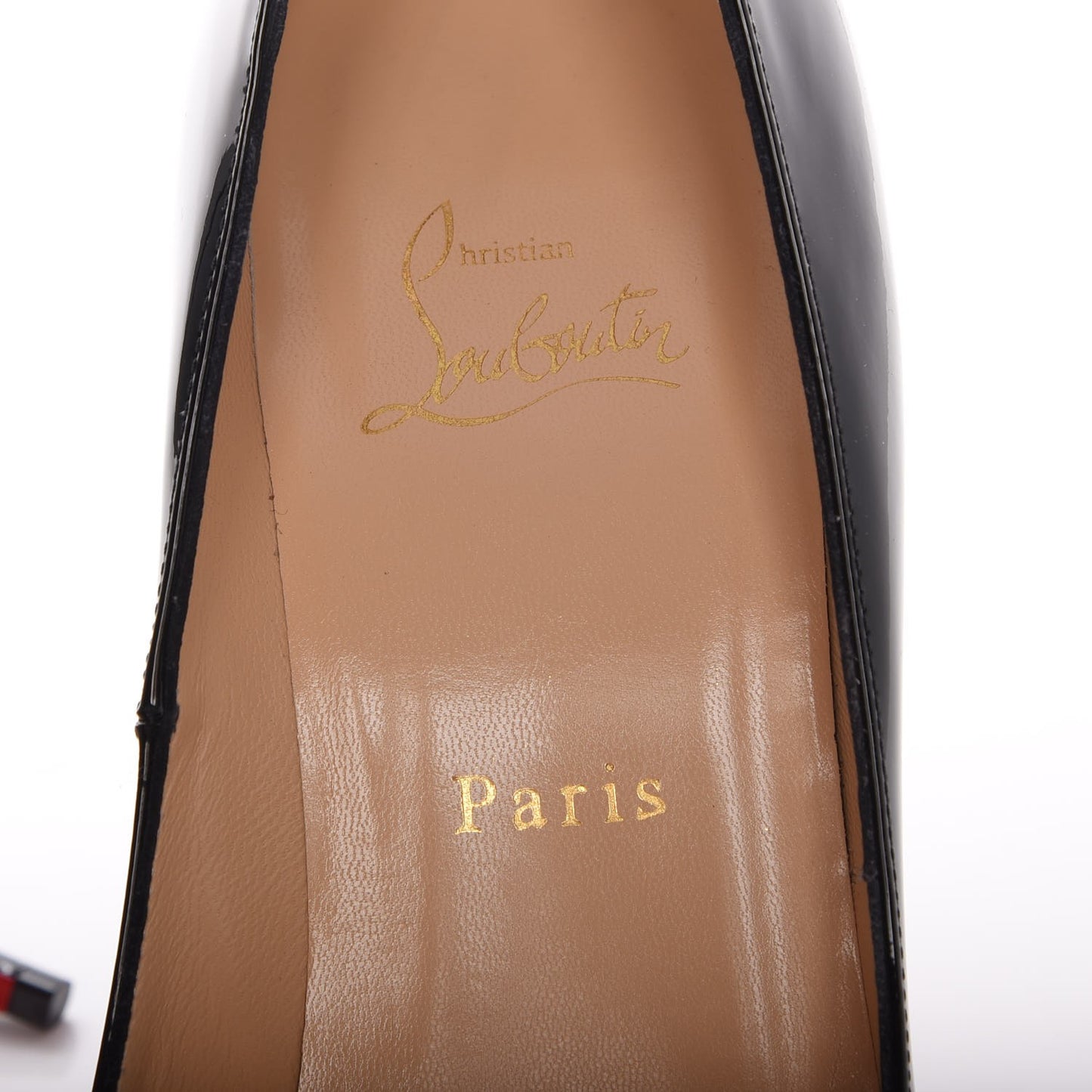 Patent New Very Prive 120 Pumps 40 Black Red