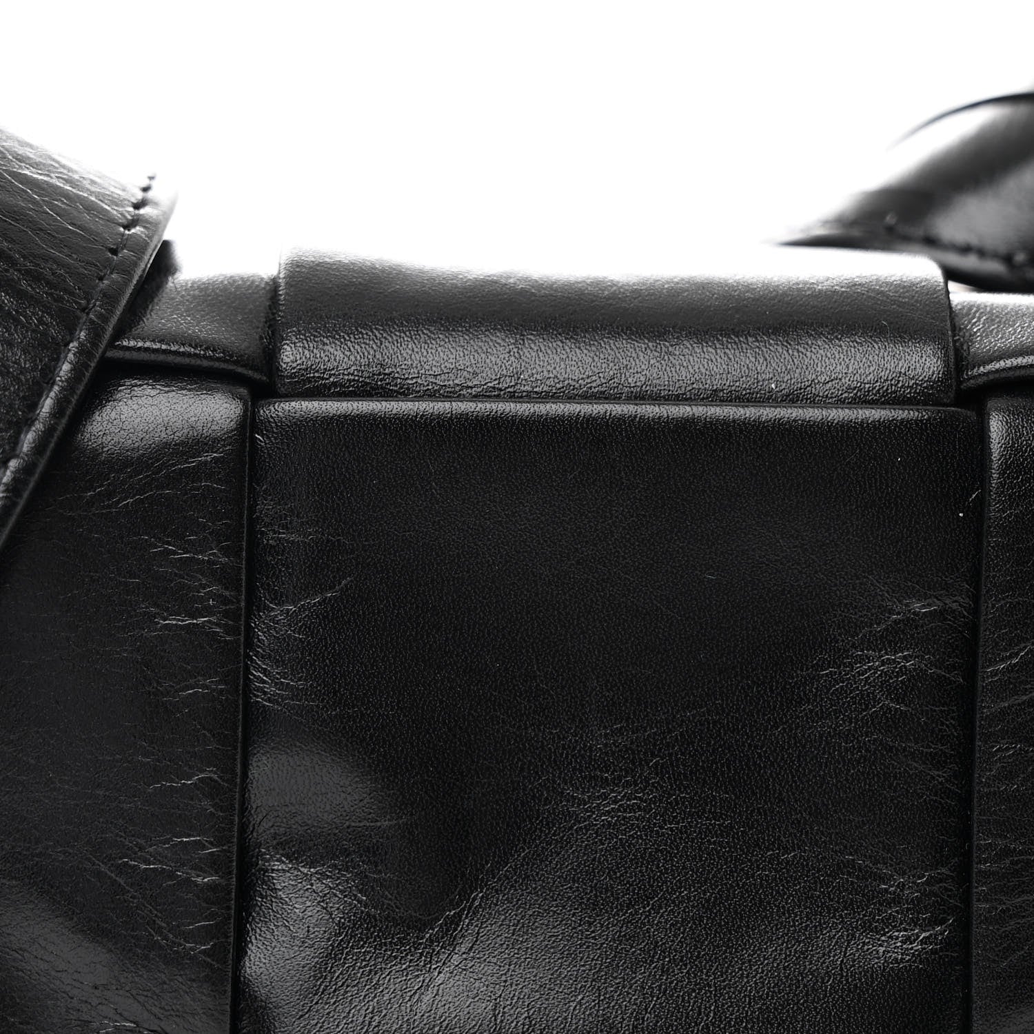 Bottega Veneta Lambskin Maxi Intreccio Candy Cassette Crossbody Bag Black 8 of 10