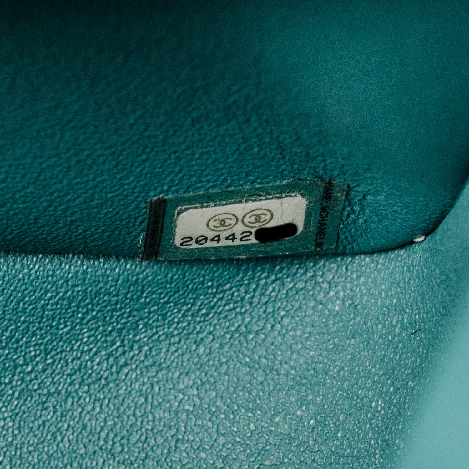 Chanel Lambskin Quilted Jumbo Double Flap Turquoise 8 of 8