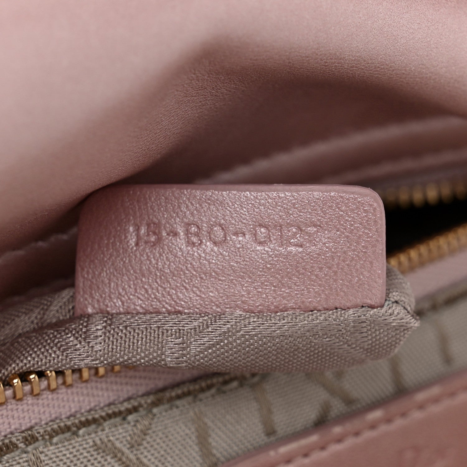 Christian Dior Metallic Lambskin Cannage Mini Lady Dior Lotus 7 of 14