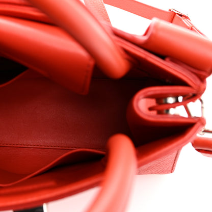 Christian Dior Grained Calfskin Mini Diorever Flap Inferno Red 5 of 10