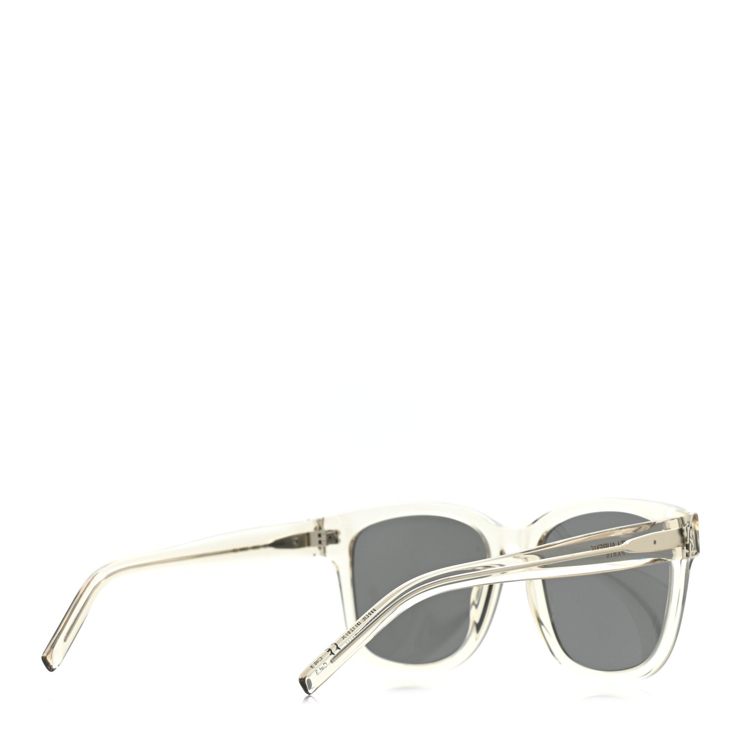 Saint Laurent Acetate Square Sunglasses SL M68 Transparent 4 of 7
