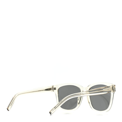 Saint Laurent Acetate Square Sunglasses SL M68 Transparent 4 of 7