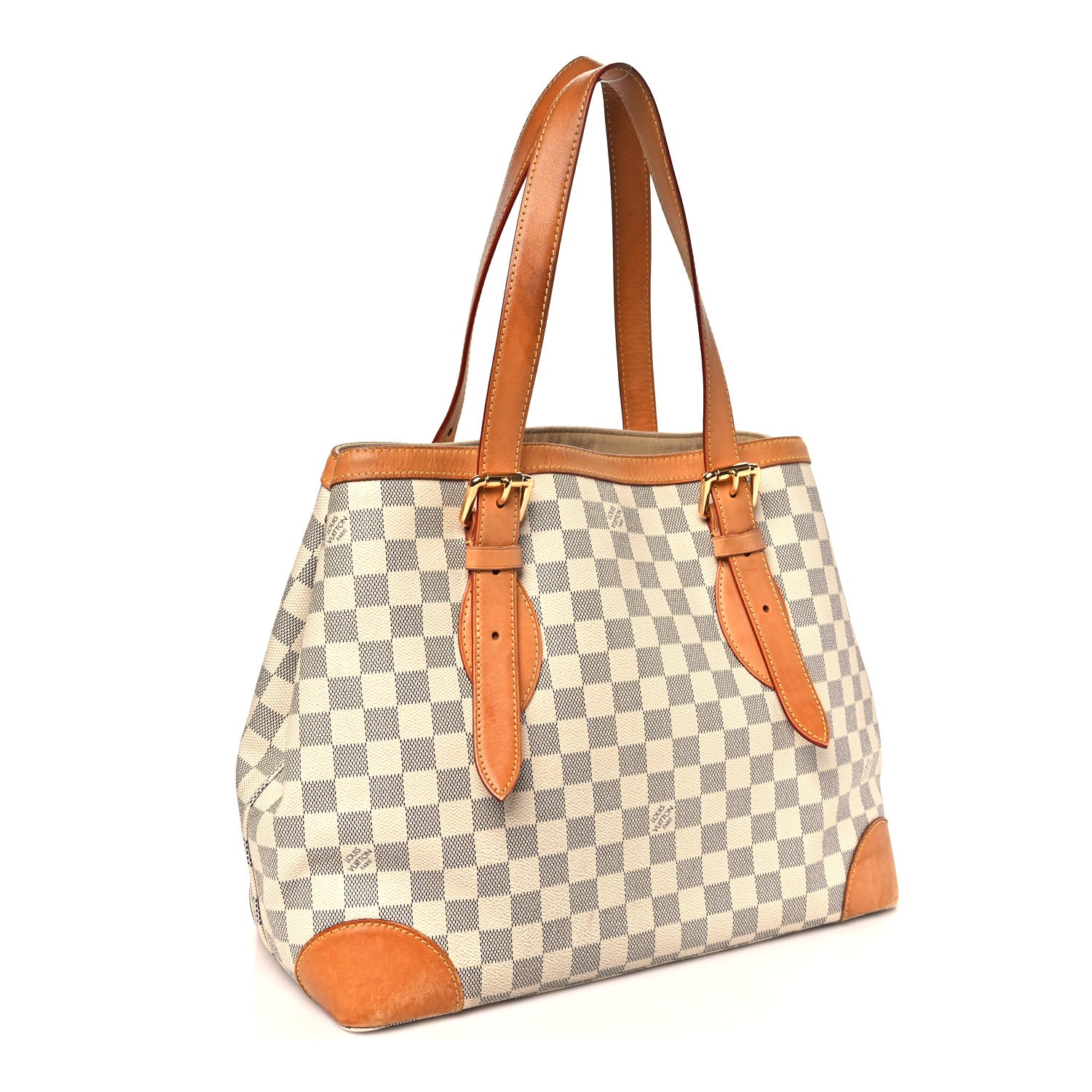Louis Vuitton Damier Azur Hampstead MM 3 of 13