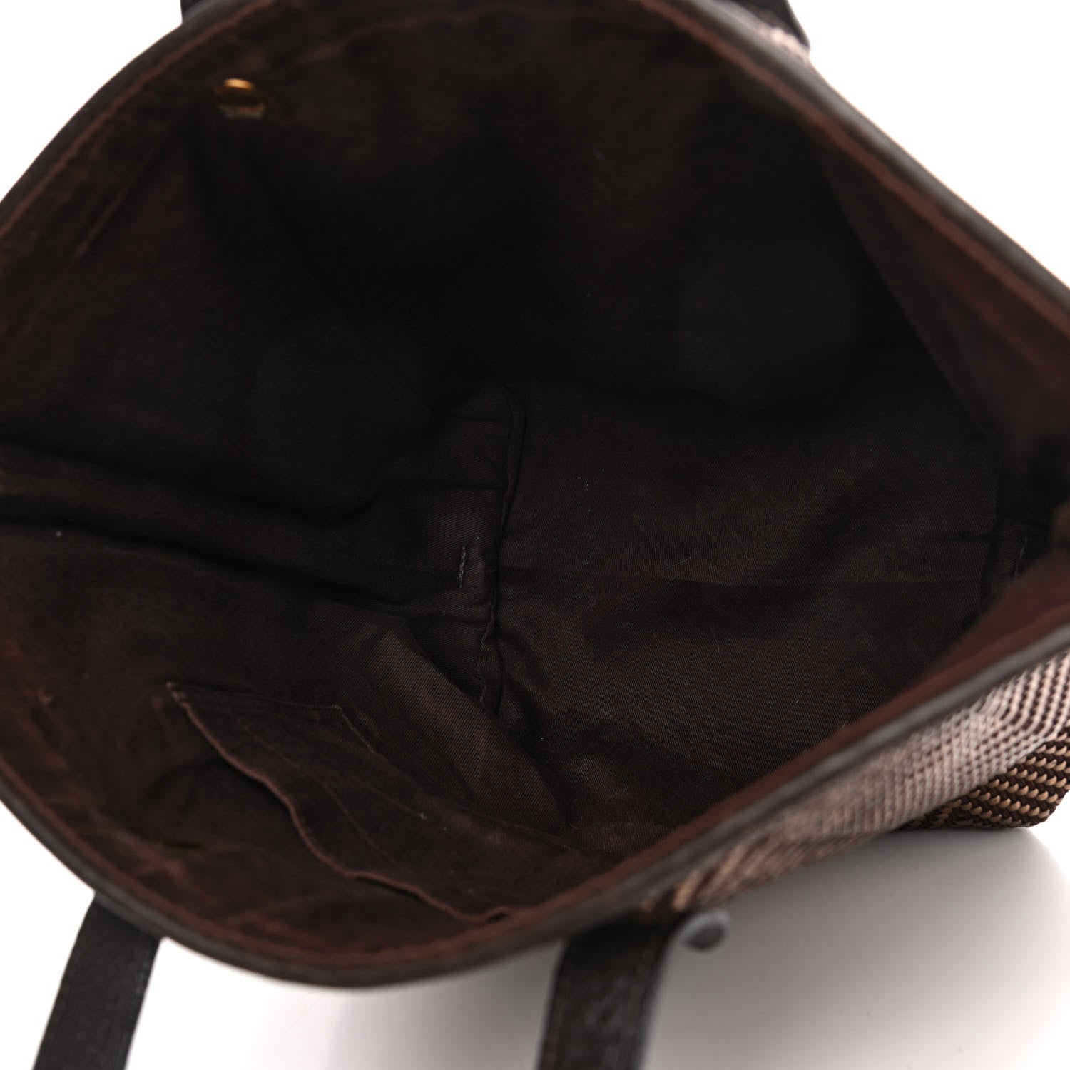 Hermes Chevron Herringbone Canvas Chennai PM Tote 4 of 4