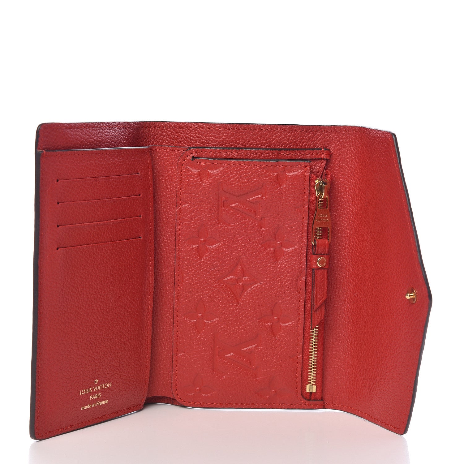 Louis Vuitton Empreinte Compact Curieuse Wallet Cherry 5 of 7
