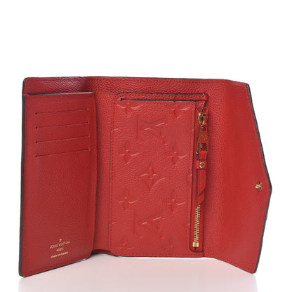 Louis Vuitton Empreinte Compact Curieuse Wallet Cherry 5 of 7
