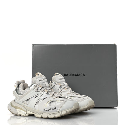 Balenciaga Rubber Mesh Fabric Monocolor Recycled Sole Womens Track Sneakers 38 White 13 of 13