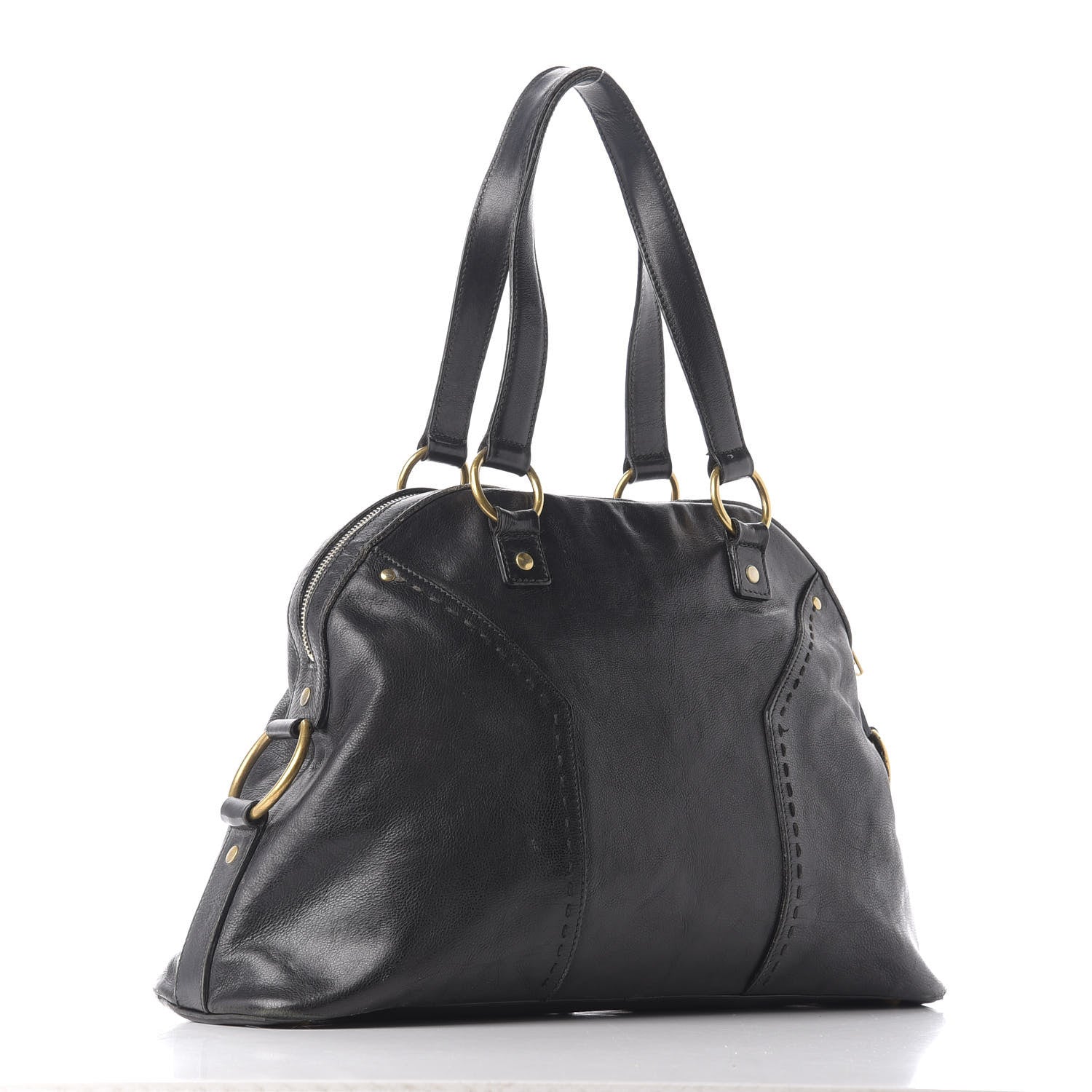 Saint Laurent Calfskin Large Muse Black 2 of 8