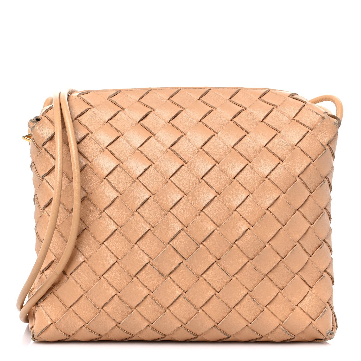 Bottega Veneta Nappa Intrecciato Small Loop Camera Bag Almond 1 of 16