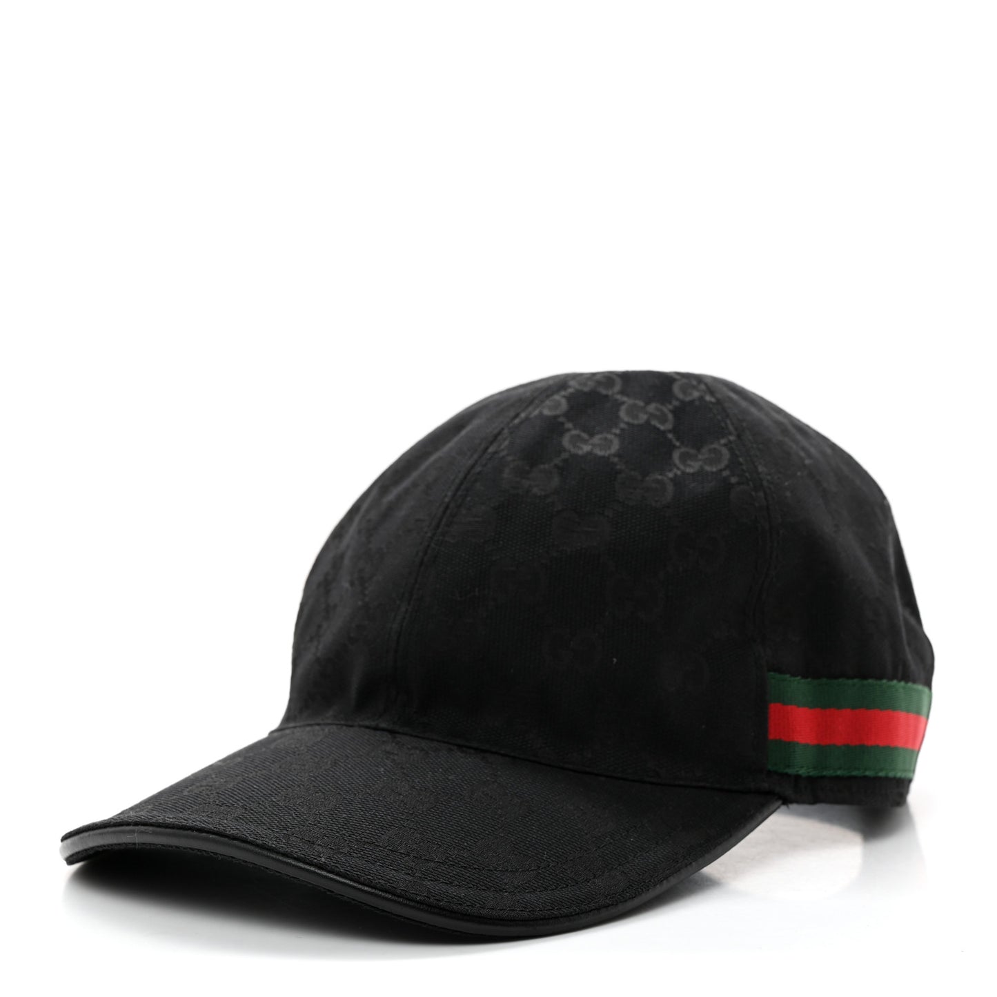 Monogram Web Baseball Hat XL Black