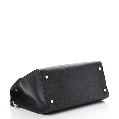 Christian Dior Grained Calfskin Large Diorever Flap Black 4 of 8