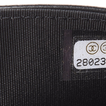 Chanel Caviar Quilted Boy Wallet On Chain WOC Black 8 of 14
