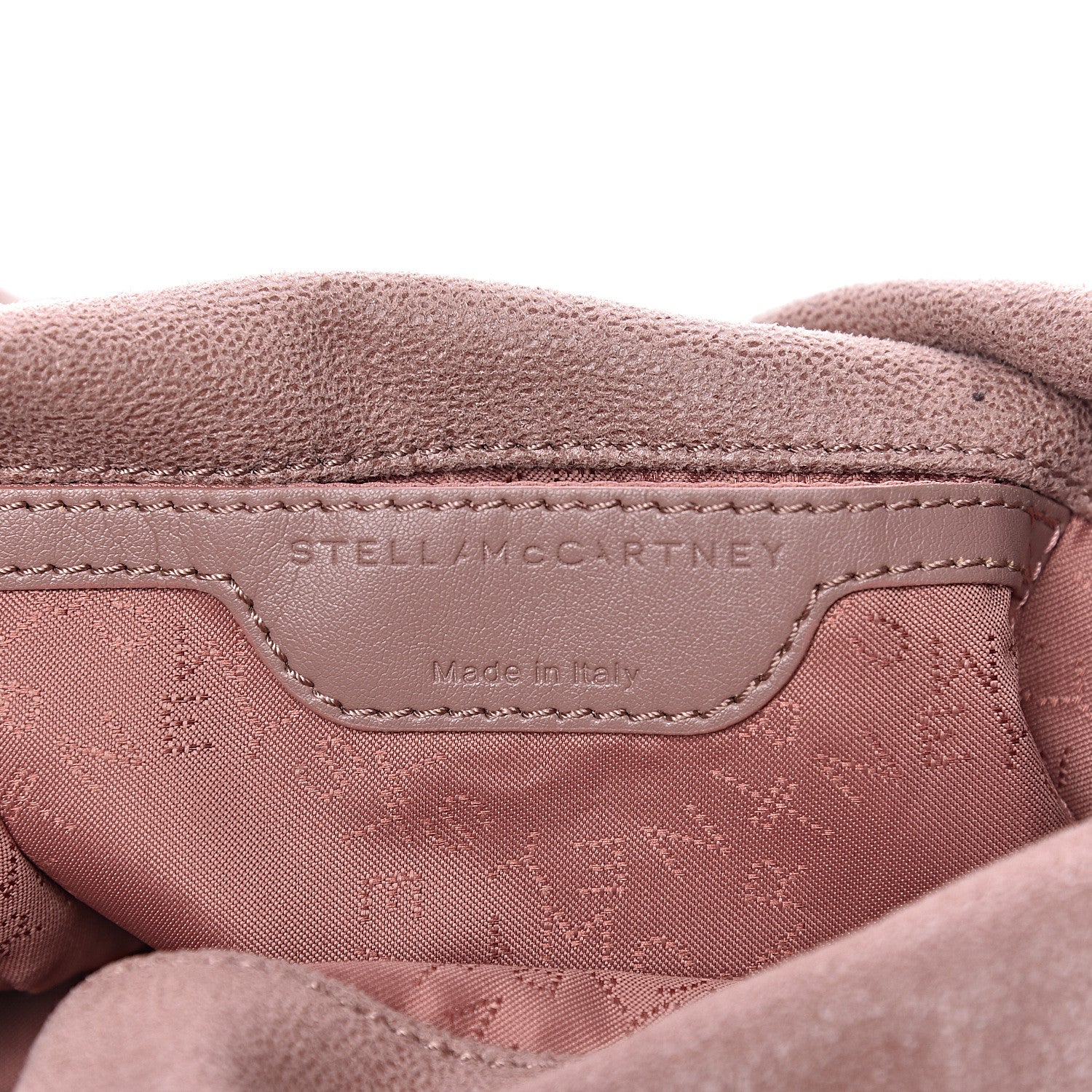 Stella McCartney Shaggy Deer Mini Falabella Fold Over Tote Pink 7 of 10