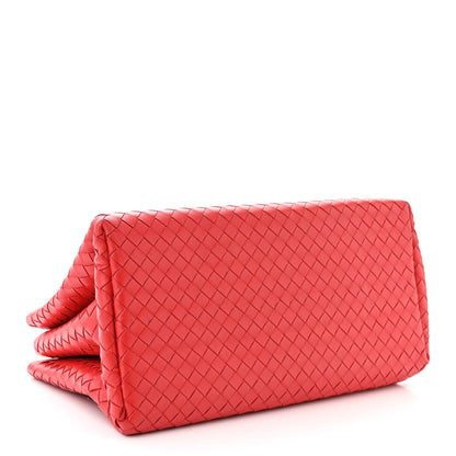 Bottega Veneta Nappa Intrecciato Small Roma Tote Red 4 of 12