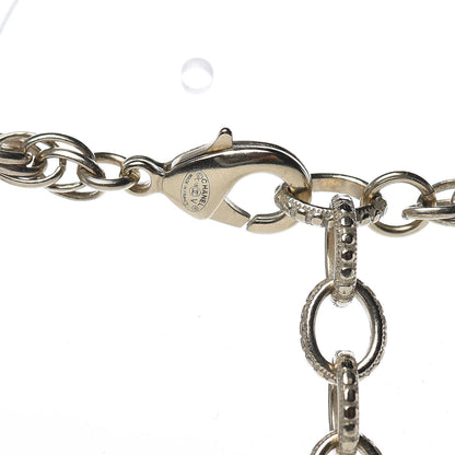Chanel Pearl CC Medallion Necklace Gold 5 of 6