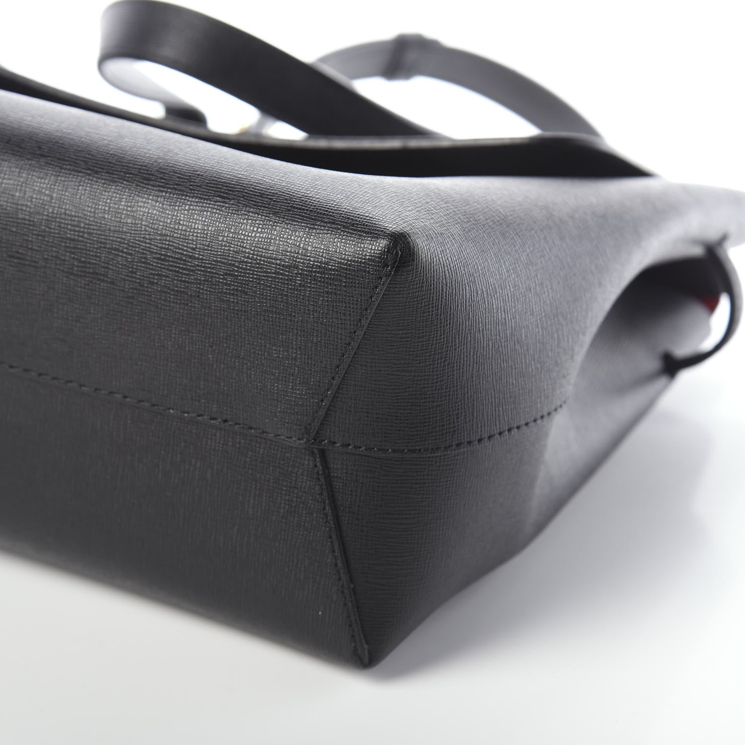 Mansur Gavriel Saffiano Lady Bag Black Flamma 8 of 8