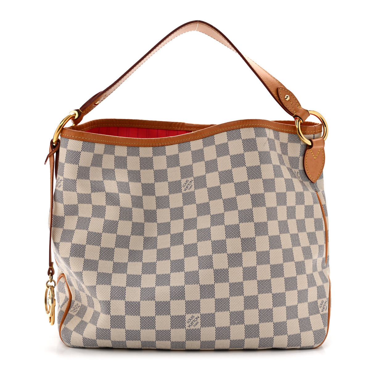 Louis Vuitton Damier Azur Delightful PM Pink 1 of 12