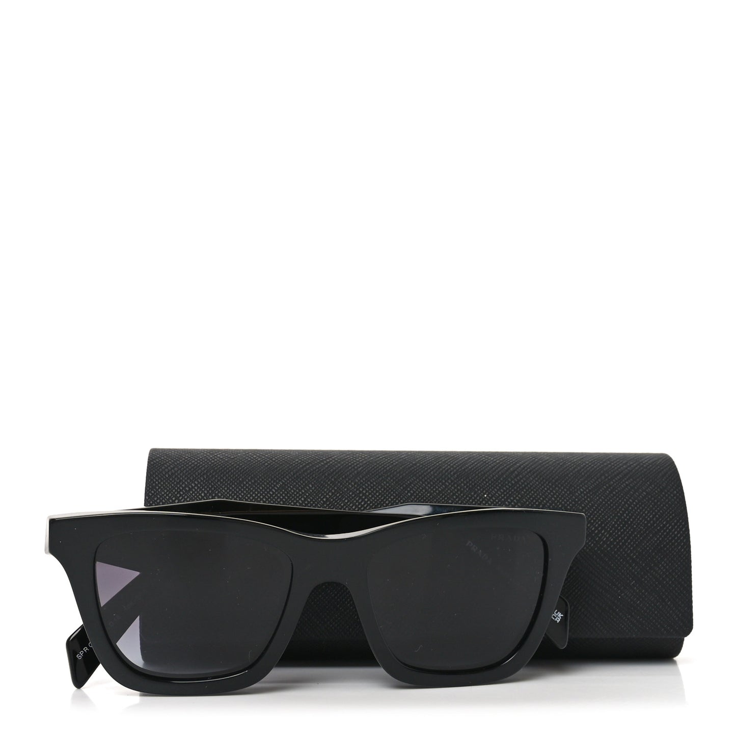 Acetate Square Sunglasses SPR C07 Black
