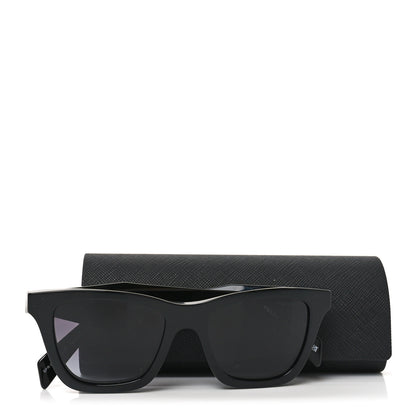 Prada Acetate Square Sunglasses SPR C07 Black 7 of 7
