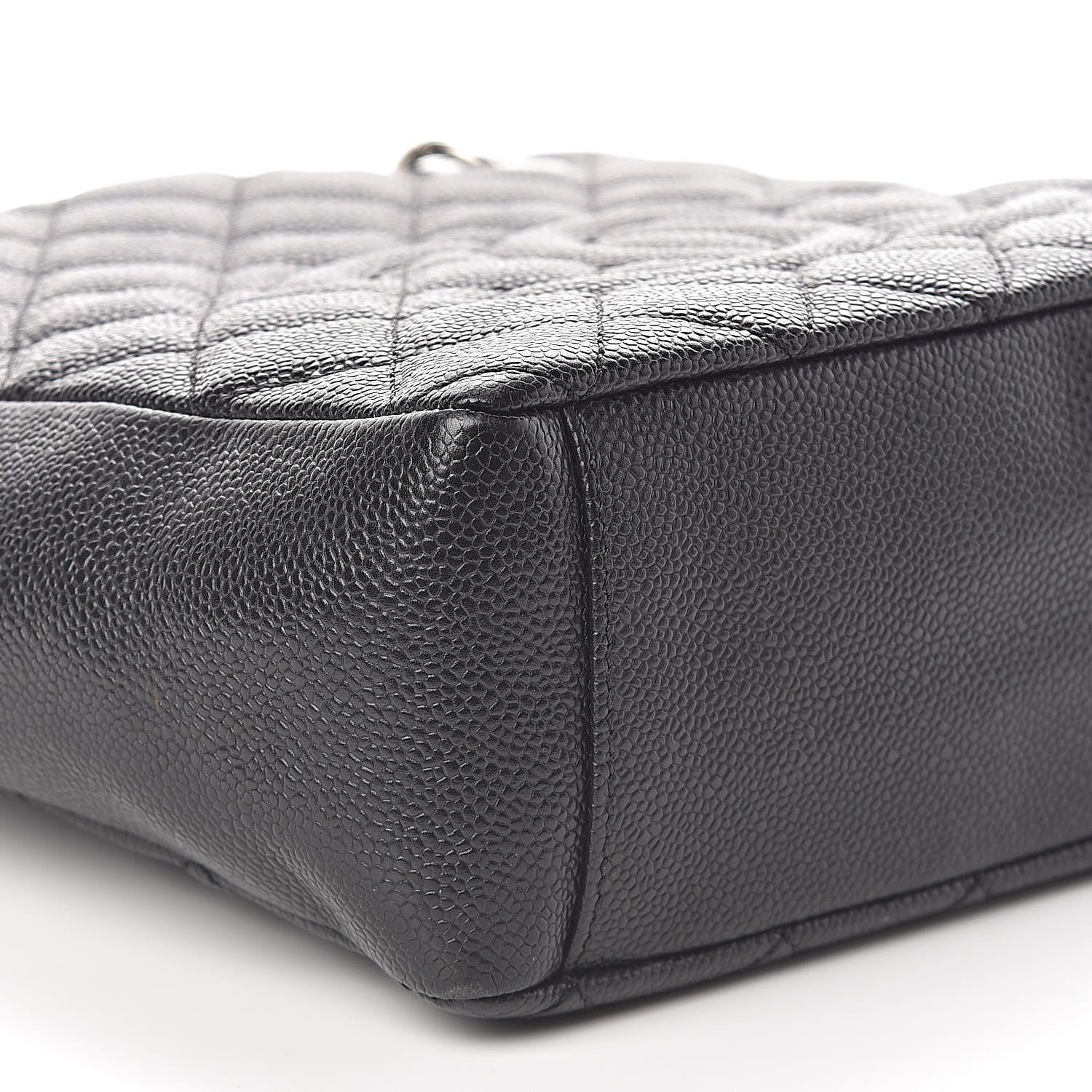 Chanel Caviar Quilted Petit Shopping Tote PST Black 8 of 10