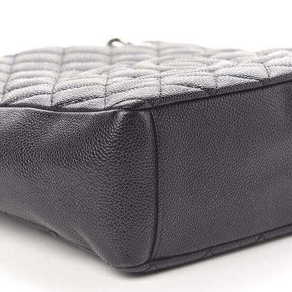 Chanel Caviar Quilted Petit Shopping Tote PST Black 8 of 10