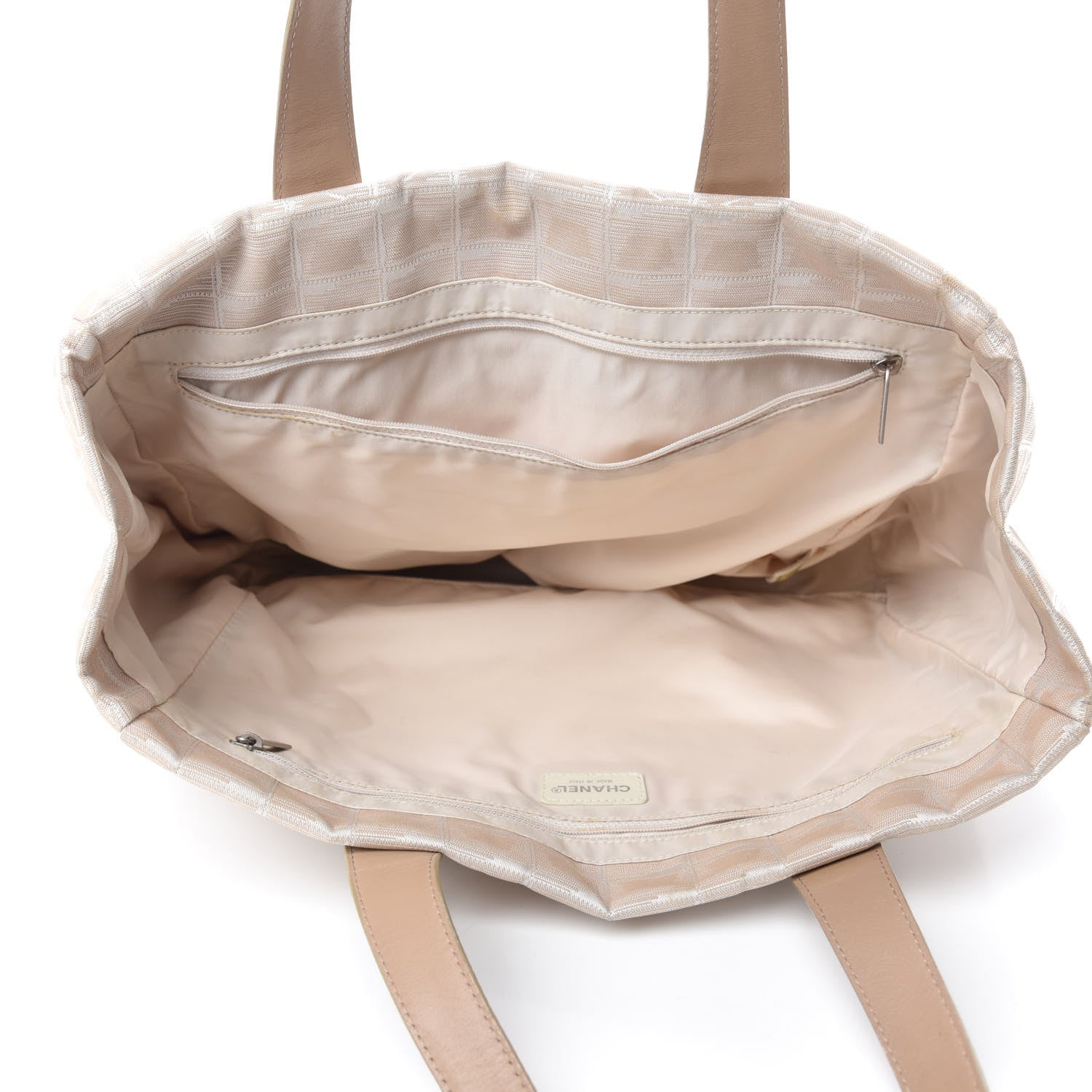 Chanel Nylon Medium Travel Tote Beige 5 of 19