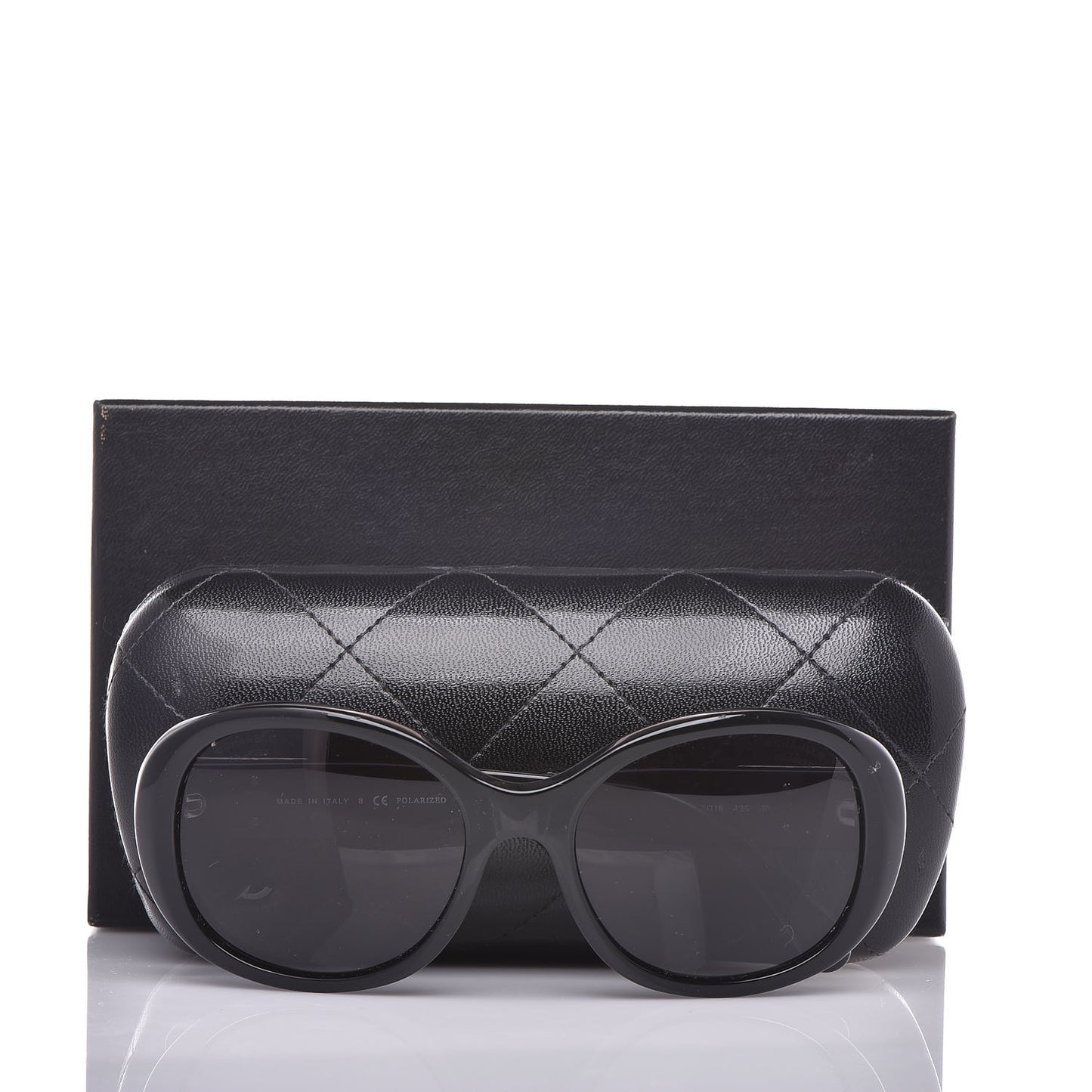 Acetate CC Turnlock Sunglasses 5235-Q Black Beige