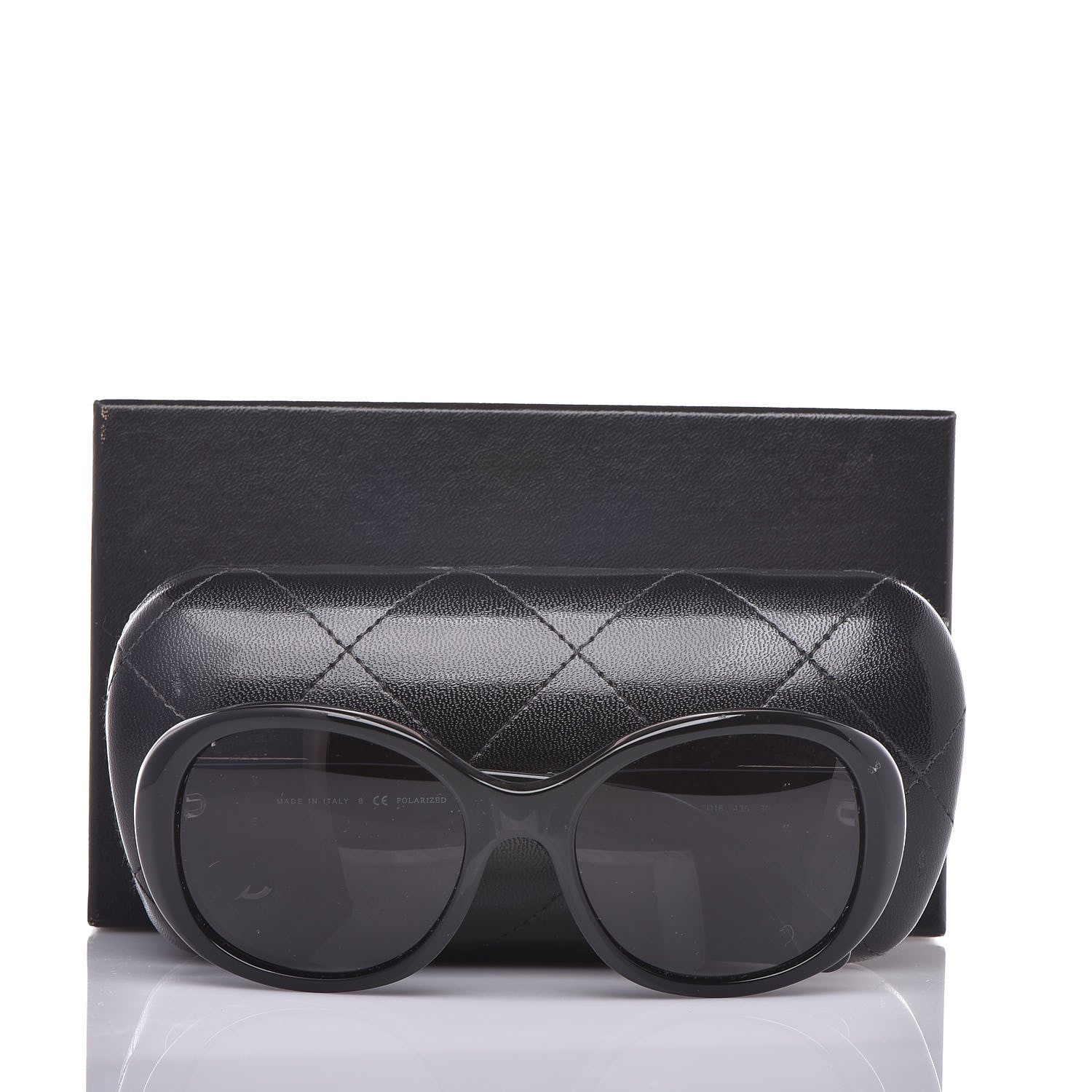 Chanel Acetate CC Turnlock Sunglasses 5235-Q Black Beige 8 of 8