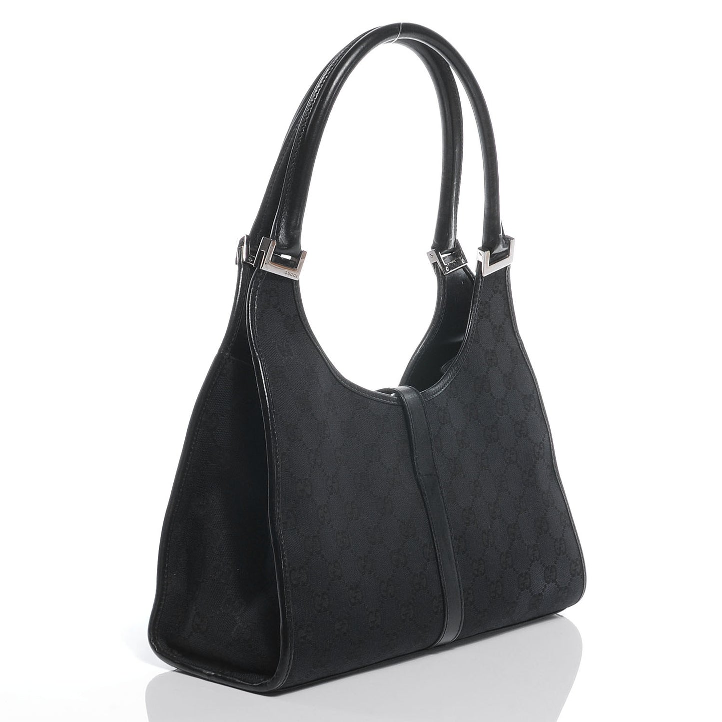 Monogram Small Bardot Black